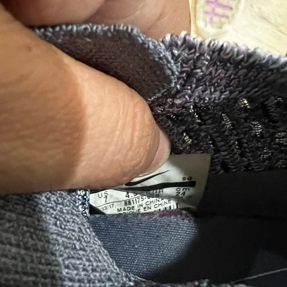 Nike Women's Athletic Shoes - Black and Purple - Picture 5 of 6